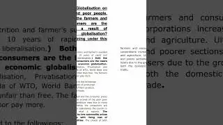 Effect of globalisation on farmers and poor | English | one simple solution
