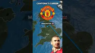 ERIC CANTONA'S CAREER 🇫🇷 🏴󠁧󠁢󠁥󠁮󠁧󠁿 🔴 #madridistamania #football #manutd