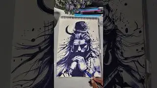 Divine and Increadible Pen Sketch of Mahadev ji 🚩 #viral #mahakal #penart #drawingtutorial #drawing