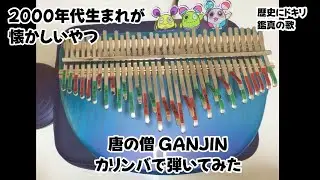 【歴史にドキリ】『唐の僧 GANJIN』カリンバで弾いてみた【鑑真の歌】