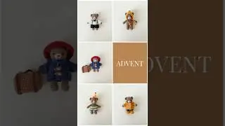 24 days of crochet fun 🤩 #crochetadvent #adventcalendar #crochetforkids #teddybear #crochetlove