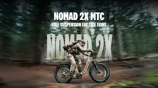 Velotric Nomad 2X Multi-Terrain Camo(MTC) : Full Suspension Fat Tire Ebike