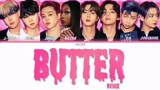 BTS (방탄소년단) 'Butter (feat. Megan Thee Stallion)' color coded lyrics