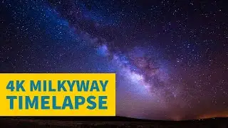 Milky Way Starlarpse in 4k - Great Sand Dunes NP, Colorado