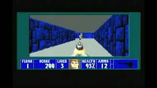 Wolfenstein 3D (SEGA MEGA DRIVE ULTIMATE PORTABLE) (Testovac&iacute; video)