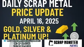 Daily Scrap Metal Price Update | April 16, 2025 | All Metals Up! | #ScrapMonster