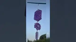 DIY Purple Heart Decoration That flash!