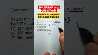 😳 80% ERRAM ESSA QUEST&Atilde;O NO CONCURSO P&Uacute;BLICO.     #shortssprintbrasil