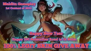 Mobile Legends Mathilda Gameplay | 1st Video of 2021 |HAPPY NEW YEAR Hapi 100 Subscriber Road to 1k