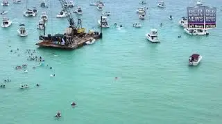 Aerial View | Carnival in Bermuda Raft Up, June 15 2024
