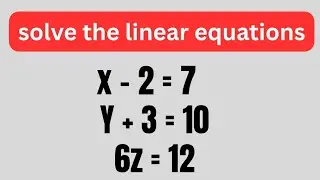 Linear Equations in One variable 🔥Easy Trick / class 8,9,10