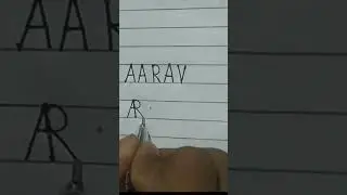 Aarav name logo 😨 # shorts