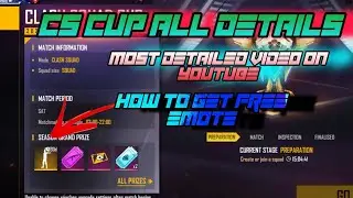 FreeFire cs cup challenge Most detailed video|How register,Use of cs cup voucher,free emote|