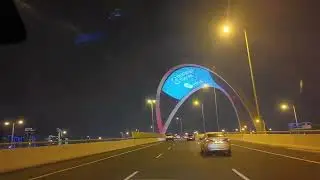 Night Drive in Doha, Qatar 🌃 | Stunning City Lights & Skyline Drive 🇶🇦