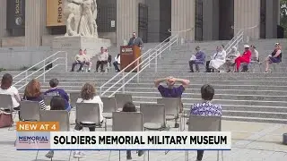 Fallen heroes honored at first public service at Soldiers' Memorial Museum