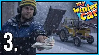 ARRANCAMOS CON EL LABURO!! A CARGAR LE&Ntilde;A!! // MY WINTER CAR!! ep.3 ❄️🚗