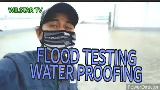 FLOOD TESTING WATERPROOFING AT ROOFDECK