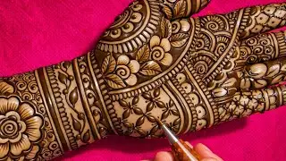 New beautiful simple bridal mehndi design | Easy mehndi design | mehndi designs | mehndi