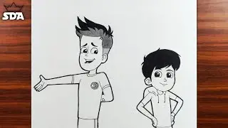 How to draw Chikoo aur Bunty | Brand new show | Chikoo Aur Bunty