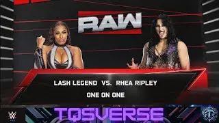 Лэш Легенд против Рии Рипли. WWE 2K25. TQS