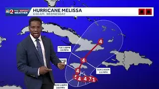 New Path Shows Hurricane Melissa May be a CAT-5  Before Landfall