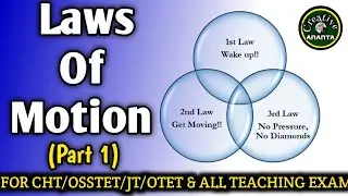LAWS OF MOTION(Part 1) //OTET/CHT/OSSTET/JT RECRUITMENT CLASS 2022-23