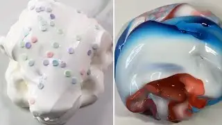 Thick and glossy slime Satisfying slime ASMR compilation