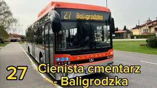 MPK Rzeszów linia 27 Cienista cmentarz - Baligrodzka