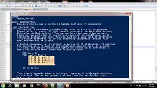 Powershell: Learn how to use switch statement