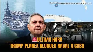 🚨URGENTE: Así luce por dentro el portaaviones norteamericano que está frente a CUBA | Sánchez Grass