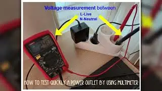 DIY-How to test quickly a power outlet by using Multimeter