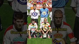 England squad UEFA EURO 2004 🔥Clubs❤️#footballshorts #beckham #lampard