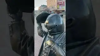 Polish Guy Discovers a Beaver Statue with a Hat! 😂