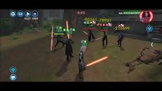 [3v3] Baylan/Shin/Marrok (wordy UFU) vs. KRU/DSRey/FOTP (L3 buffs, wordy FO): 57 banners