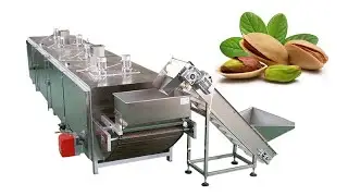 Automatic Conveyor Mesh Belt Continuous Nut Roasting Machine Peanut Cashew Hazelnut Roaster Oven