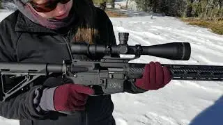Werin fires first shot from her 224 Valkyrie build!