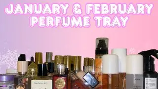 January & February Perfume Tray|Monthly Perfume Tray|Cold Weather Perfumes