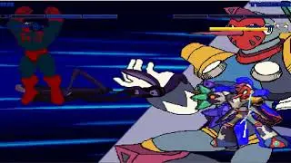 (M.U.G.E.N) Ra+Black Hole vs Twiggi+Tenguman
