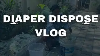 How to dispose diaper at home|presenting ecofriendly method