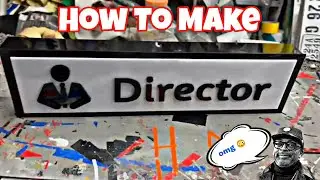 Acrylic Laser Name Plate&rsquo;s 😱(Lal art house)