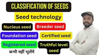 classification of seeds| Nucleus seed | breeder|foundation| Register|certified|truthfully level