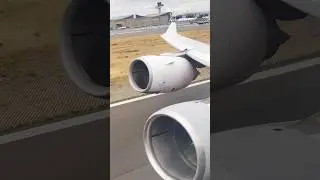 Lufthansa A340-600 Full Power - Long Takeoff Roll | Frankfurt to Boston #lufthansa #a340