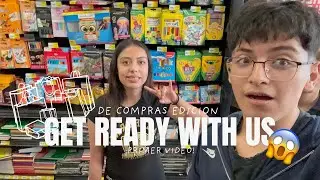 GET READY WITH US(De Compras Edicion)😱🛍️[Primer Video] #vlog #getreadywithme #mexico #parati #haul 