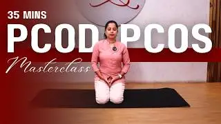 30 Min Yoga Therapy for PCOS, Weight Loss & Fertility | Full Length Yoga Session