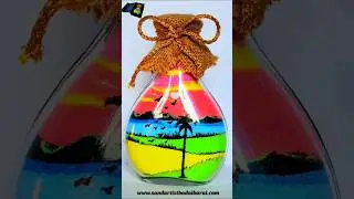 Sand bottle art