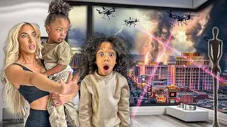 We SURVIVED a UAP DRONE Attack in the BACKYARD of Our DREAM HOME! Scary