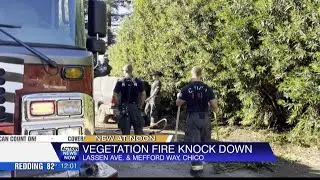 Firefighters quickly extinguish fire in oleander bushes near apartments in Chico