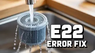 Bosch Serie 6 &mdash; E22: Filter Blocked/Not Locked (Fix in 30s)