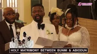 US BASED COUPLE, BUNMI, AND ABIODUN HOLD TALK OF THE TOWN WEDDING CEREMONY AS THEY SAY YES I DO.