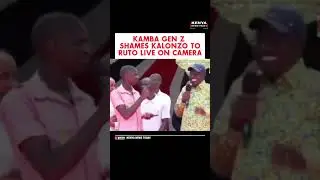 KAMBA GEN Z SHAMES KALONZO TO RUTO LIVE ON CAMERA #gachagua #ruto #kalonzomusyoka #machakos